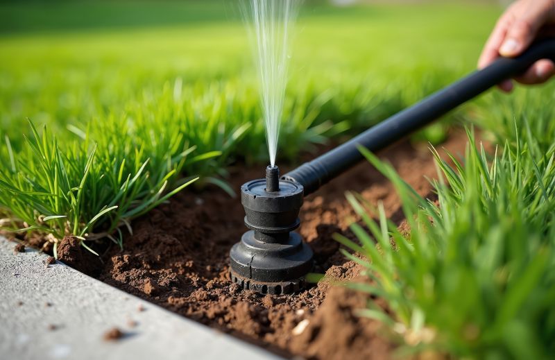 Grass Sprinkler Installation in Ventura County, CA